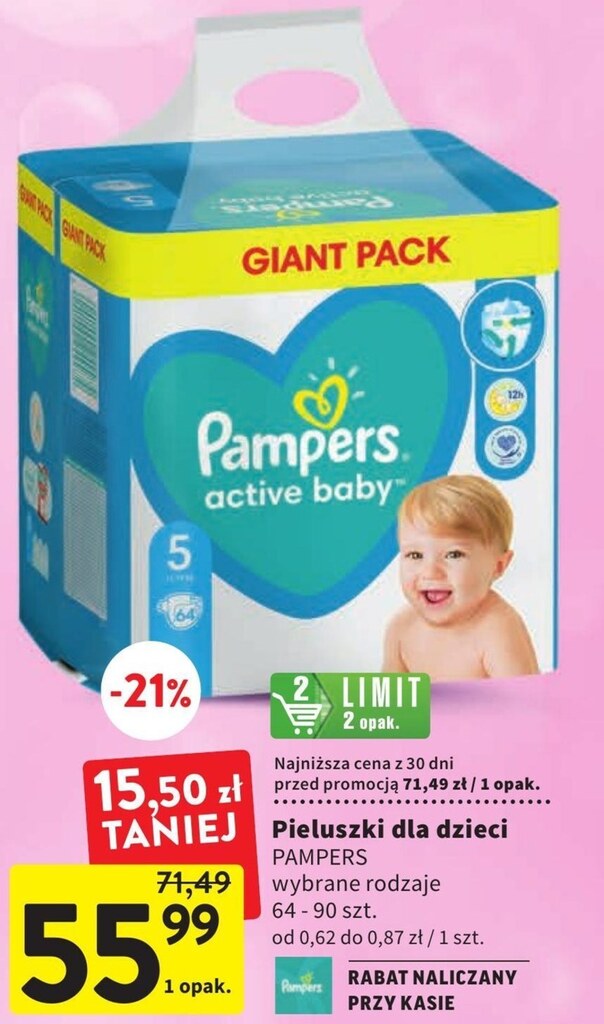 pieluchomajtki pampers 4 do czego sluzy pasek na klej