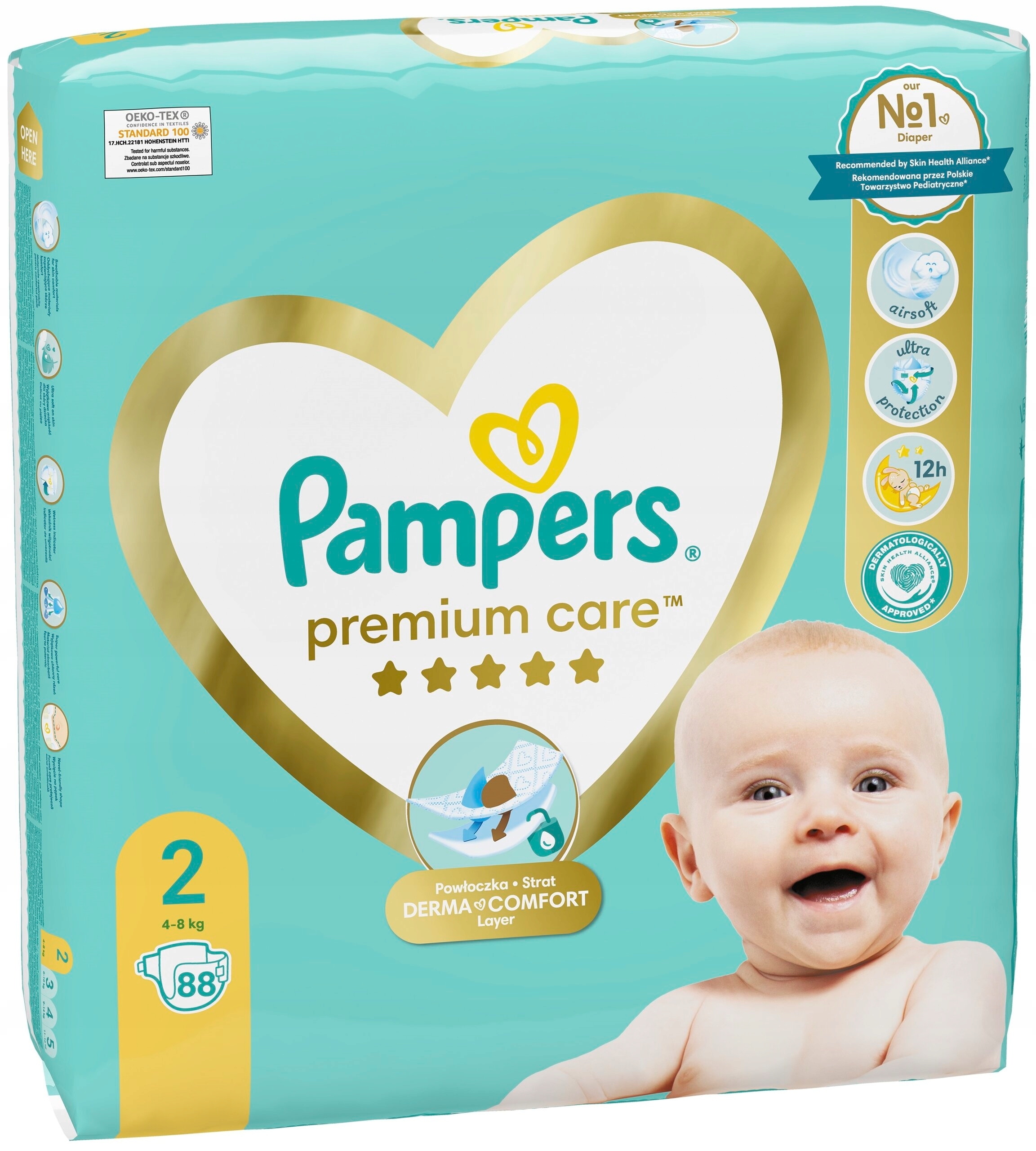 pampers new baby dry wskaźnik wilgotnosci