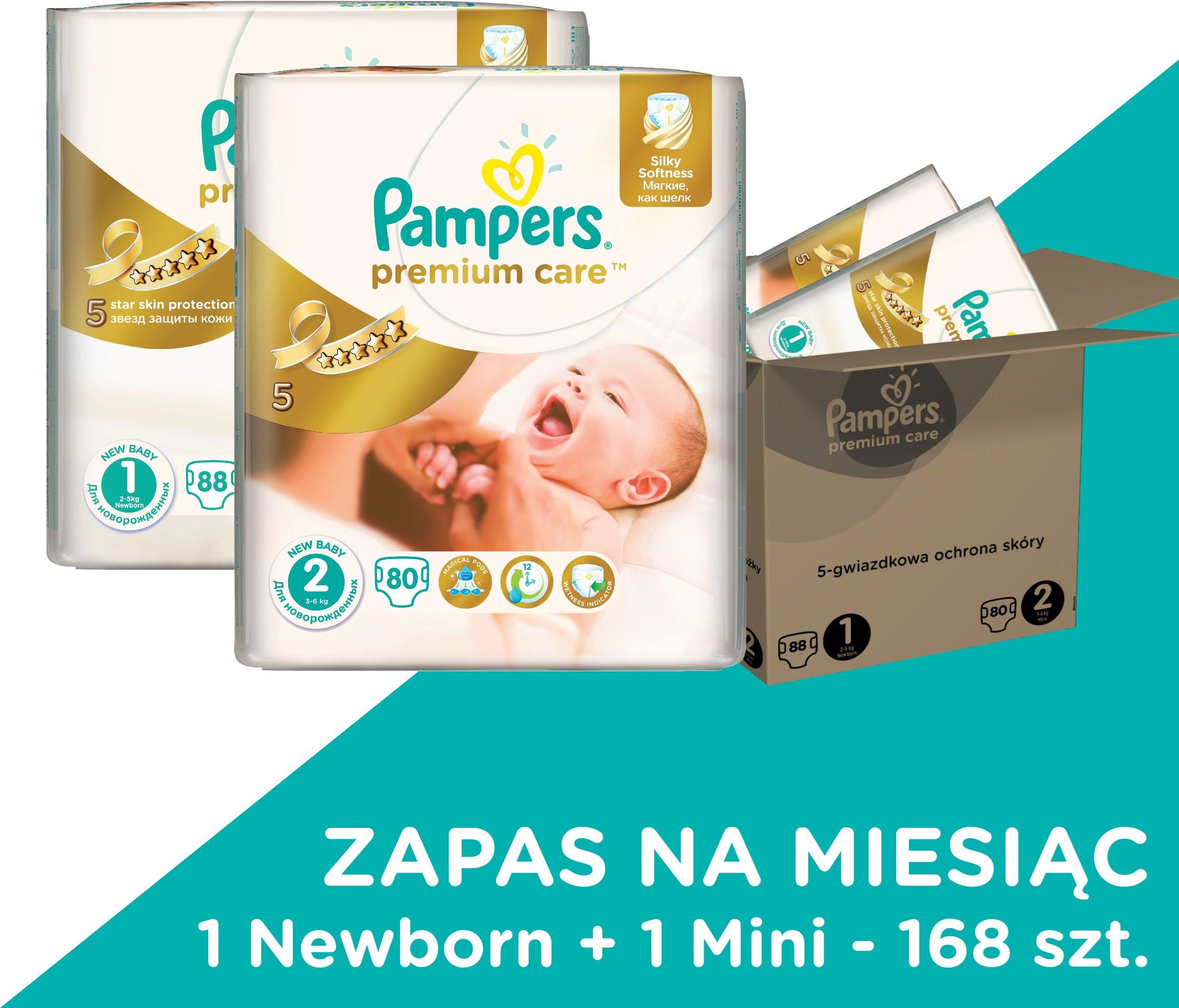 pampers premium care rozmiar 4 104 pieluszki 9kg-14kg