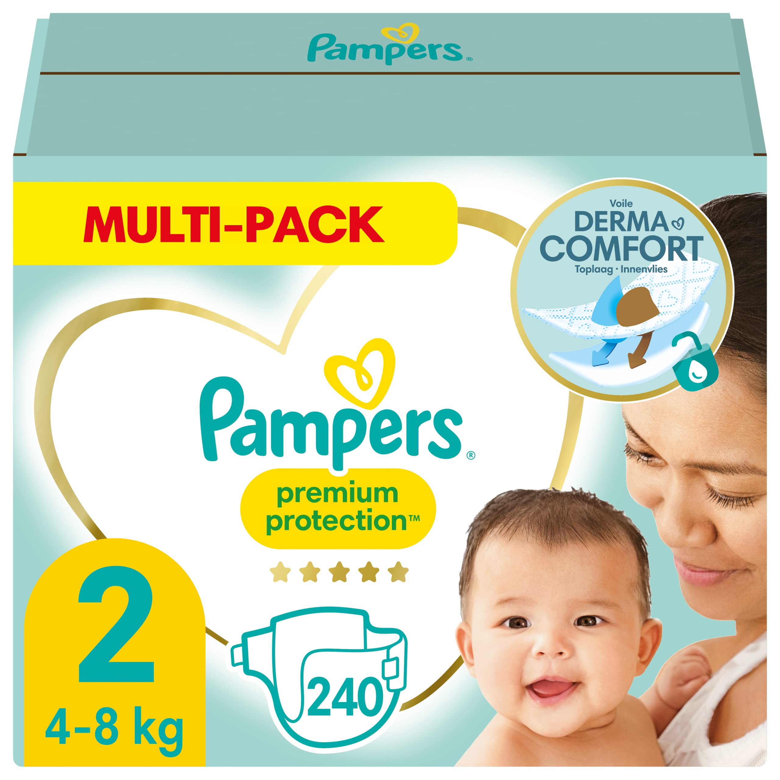 pampers premium care pieluchy 3 204szt zapas