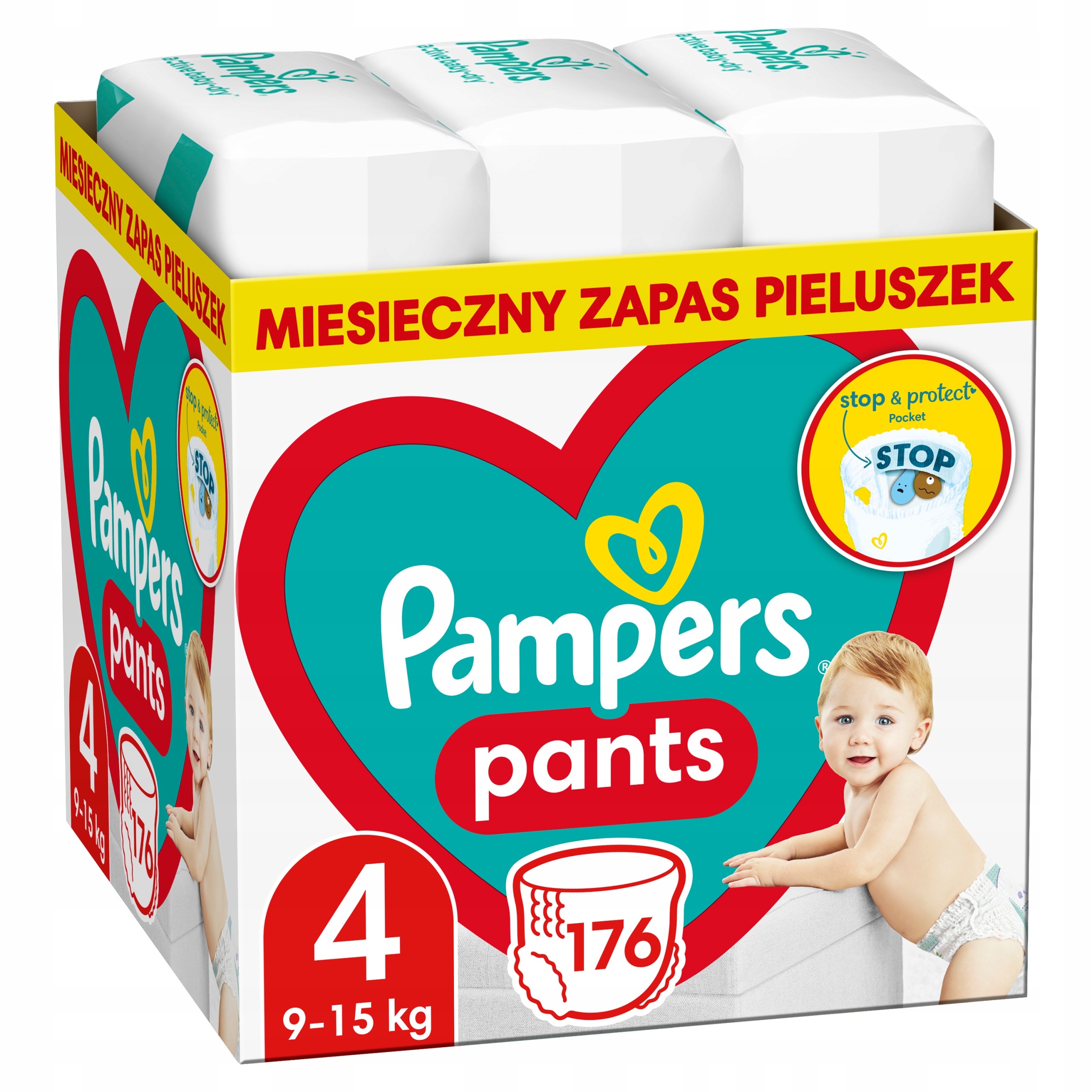 pieluchomajtki pampers 4 52 sztuki