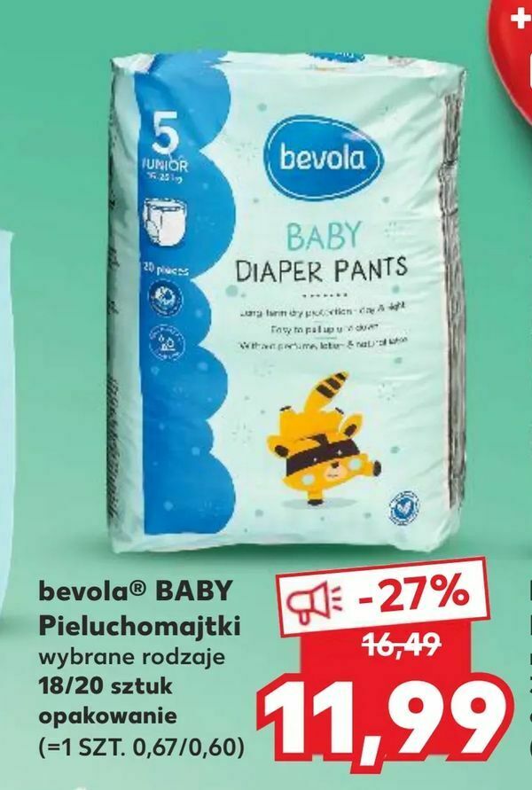 pieluchy pampers 1 lidl