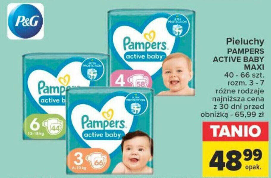 pampers przesikany