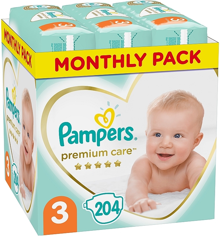 196 pieluszek rozmiar 4 pampers