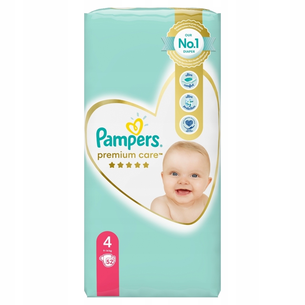 pampers pieluchy premium care 4 maxi 104 szt x 3