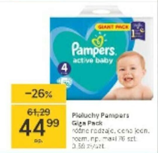 pampers 6 wskaźnik wilgotności