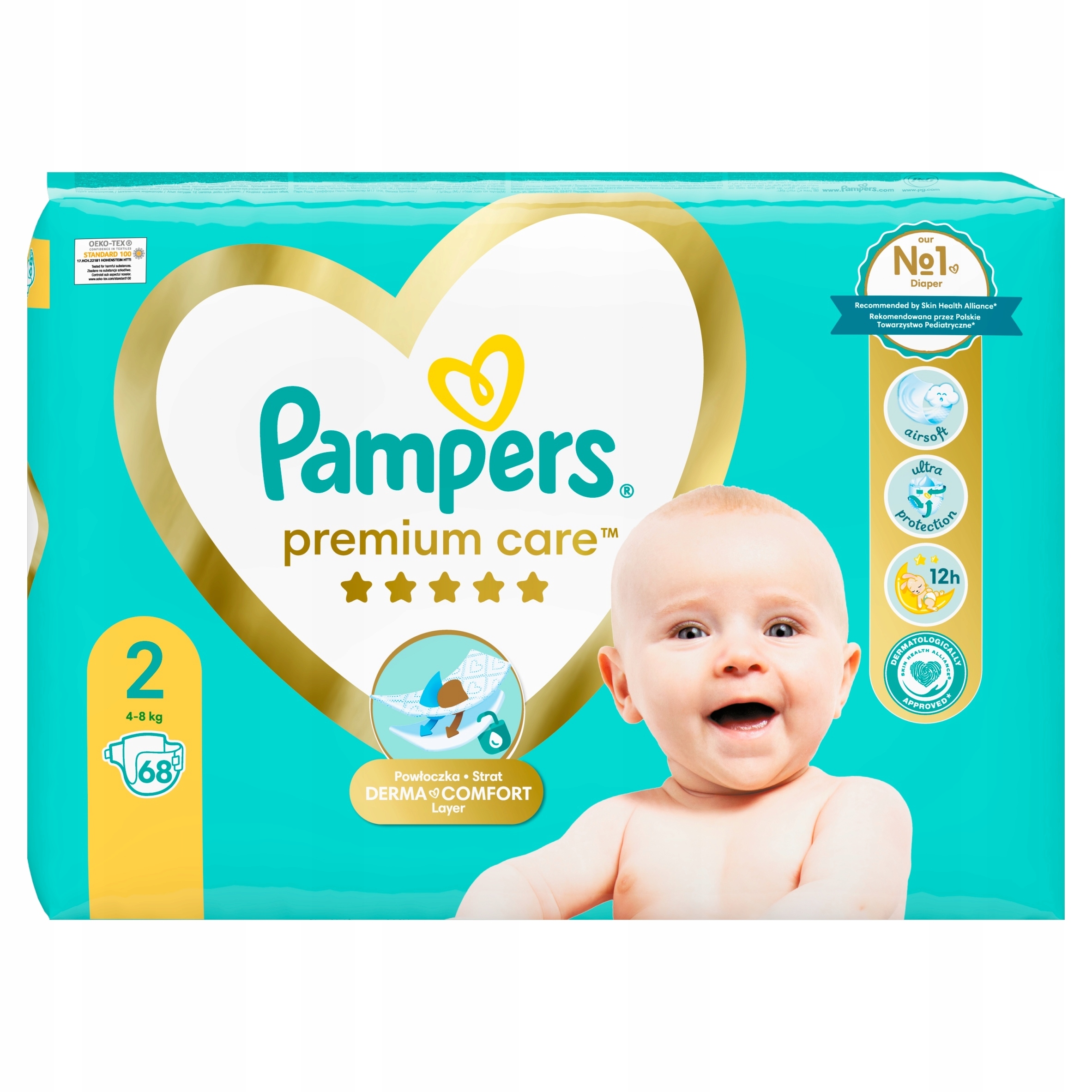 pieluchy pampers premium care 1 new born