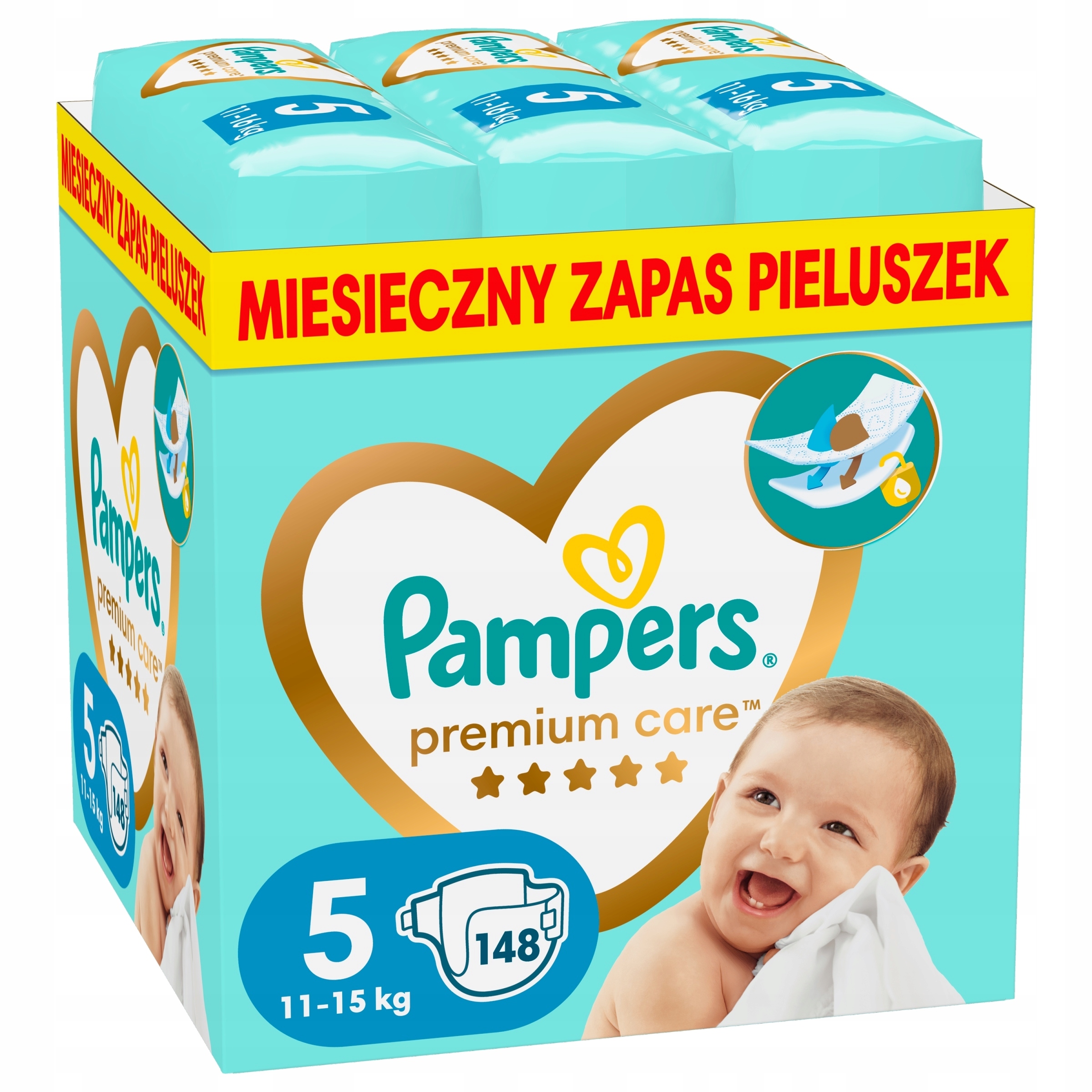 pieluchy pampers od o do 6 miesięcy ceny