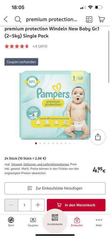 pampers 1