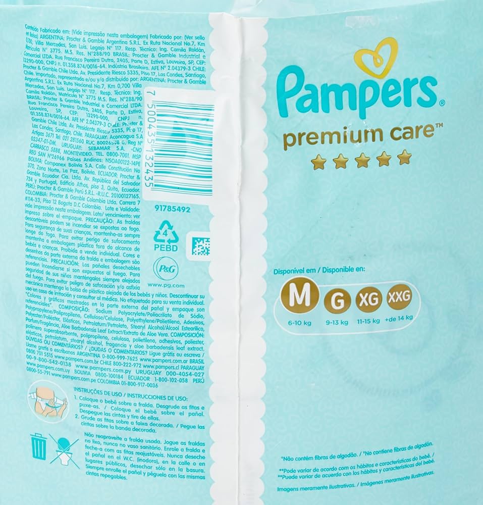 aqua pure pampers skład