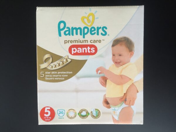 pampers etykieta